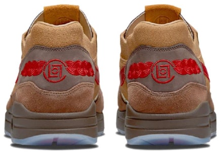 Nike CLOT x Air Max 1 'Kiss of Death 2.0 - Coklat Daun Teh' DD1870-200(S-BOX) Details for Nike CLOT x Air Max 1 'Kiss of Death 2.0 - Coklat Daun Teh' DD1870-200(S-BOX)