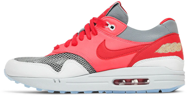 CLOT x Nike Air Max 1 ''Baiser de la Mort Solar Red'' DD1870-600 Shop CLOT x Nike Air Max 1 ''Baiser de la Mort Solar Red'' DD1870-600