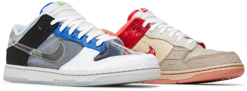 CLOT x Nike Dunk Low SP 與交換卡 'What The' FN0316-999-CARD Cheap CLOT x Nike Dunk Low SP 與交換卡 'What The' FN0316-999-CARD