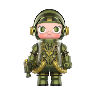 CLOT Pop Mart Mega Space Molly CLOT-Olive Alienegra 100%