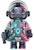CLOT x Pop Mart Mega Space Molly Clot - Magenta Alinegra 400%