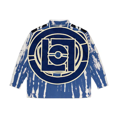 CLOT PRONOUNCE SS24 Logo Print Casual Jacket Unisex Blue CLJK24STJ001