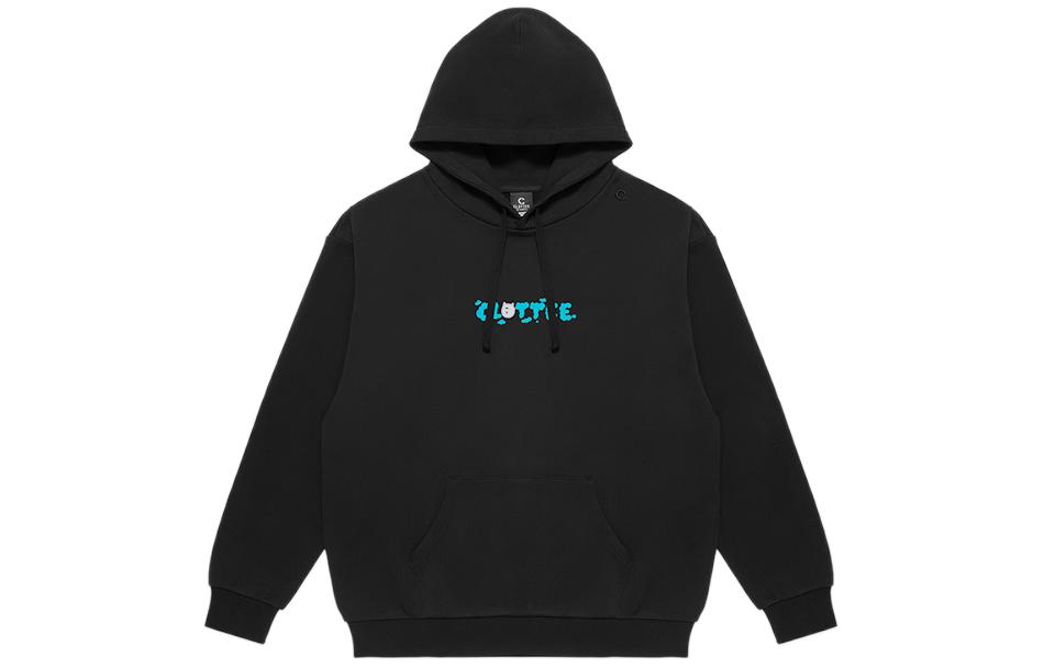 CLOT RIPNDIP FW23 Black Pullover Hoodie with Front Graphic Unisex CTHD23SRD303