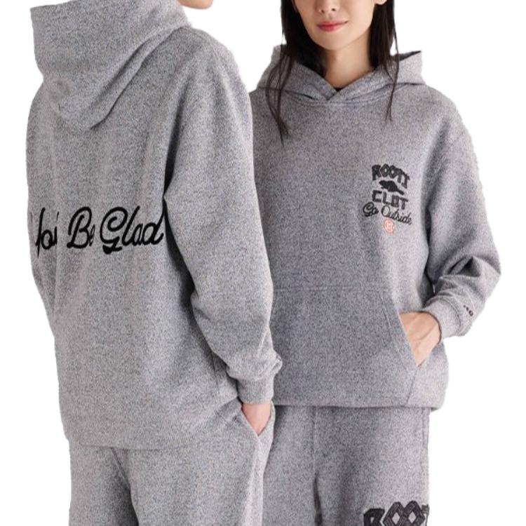 Lookbook CLOT x ROOTS 印花連帽衫 男女聯名款式合作款式。 CLHD23F90007