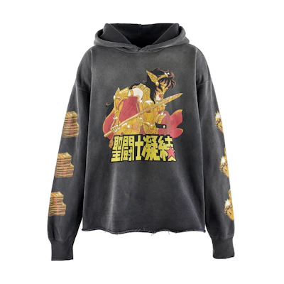 CLOT SAINT MICHAEL FW23 Saint Seiya Collaboration Logo Hoodie Unisex. CO-STML-SDS-01
