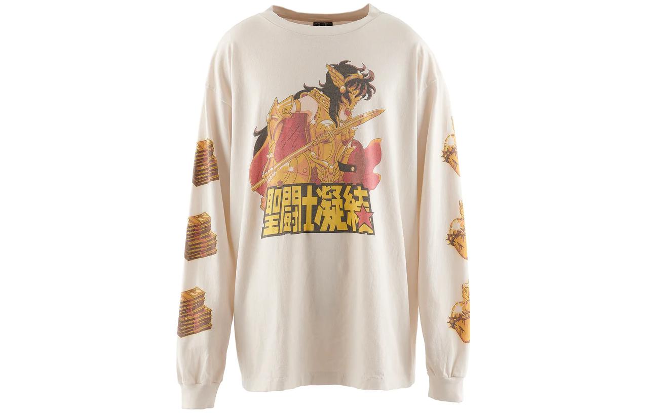 Order CLOT x SAINT MICHAEL FW23 聖鬥士星矢長袖男女白色上衣 CO-STML-SDS-02