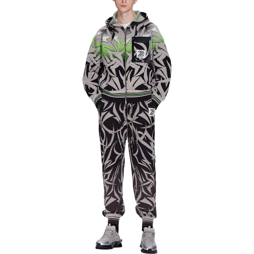 Shop CLOT x STAFFONLY FW23 雙面拉鍊連帽外套 男女款 黑色 CLJK23F01Y12BK002