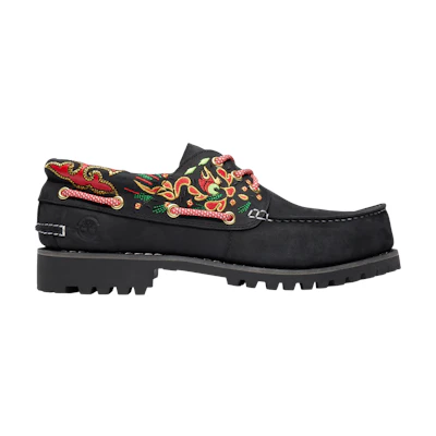 CLOT Timberland 3-Eye Lug Handsewn Boat 'Black'