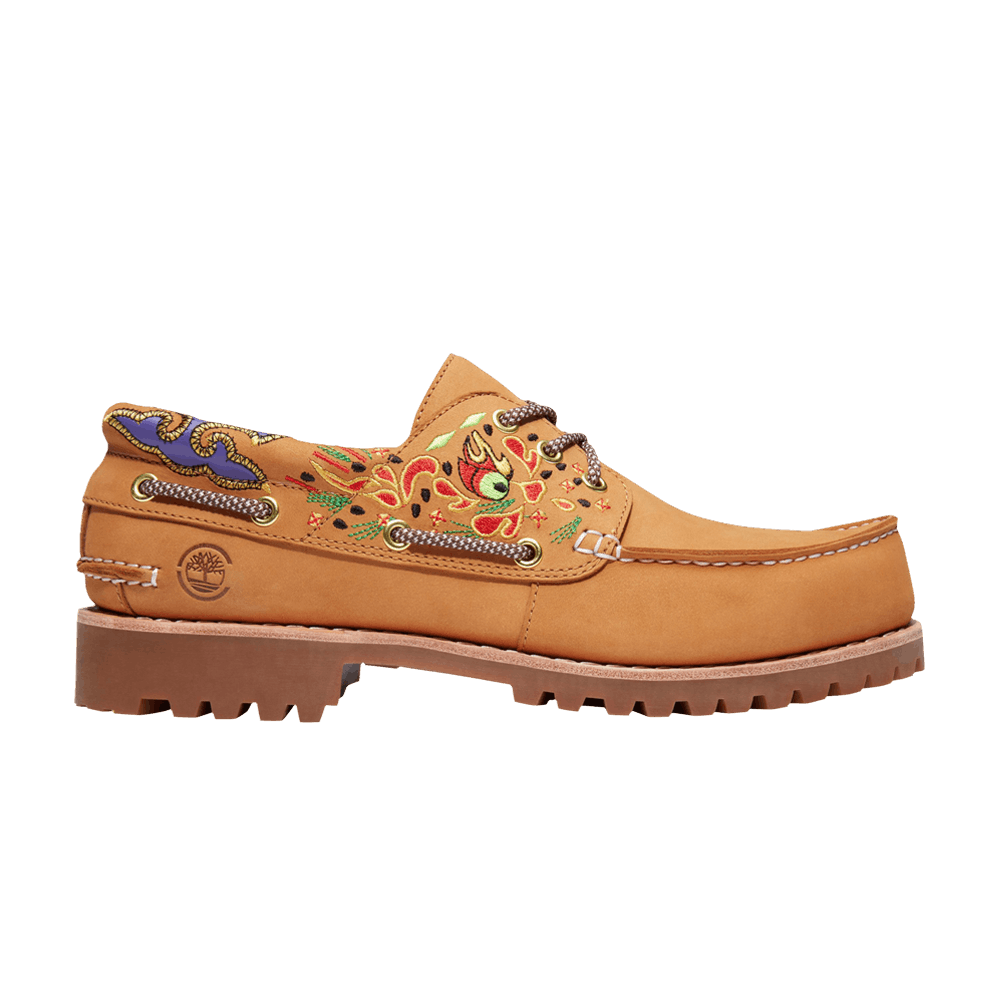 CLOT x Timberland 3-Eye Lug Handsewn Boat 'Wheat' TB0A5Z9B-231