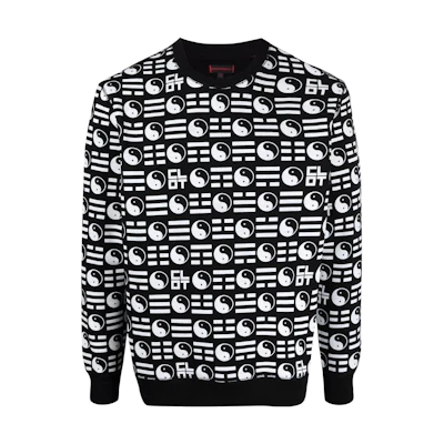 CLOT Yin-Yang Graphic Crewneck Sweatshirt Black () CLSS21F30006