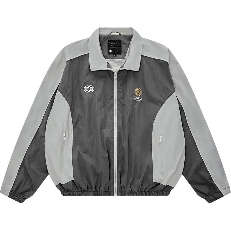 CLOTTEE by CLOT FC Series Colorblock Zip Casual Crewneck Jacket CTJK24S41027