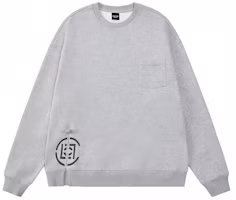CLOTTEE by CLOT FW23 Kung Fu Crewneck Sweatshirt Gray Unisex CTSS23F31039 CLOTTEE by CLOT FW23 Kung Fu Crewneck Sweatshirt Gray Unisex CTSS23F31039