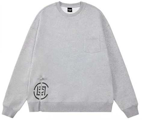 CLOTTEE by CLOT FW23 Kung Fu Crewneck Sweatshirt Gray Unisex CTSS23F31039 Buy CLOTTEE by CLOT FW23 Kung Fu Crewneck Sweatshirt Gray Unisex CTSS23F31039