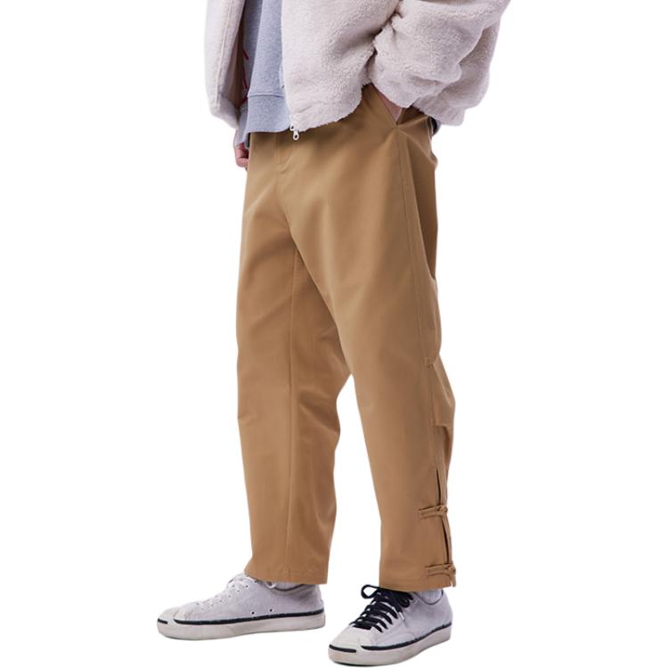 Purchase CLOTTEE by CLOT 2023秋冬功夫系列寬鬆拉鍊褲 男女卡其色款式。 CTPT23F51026