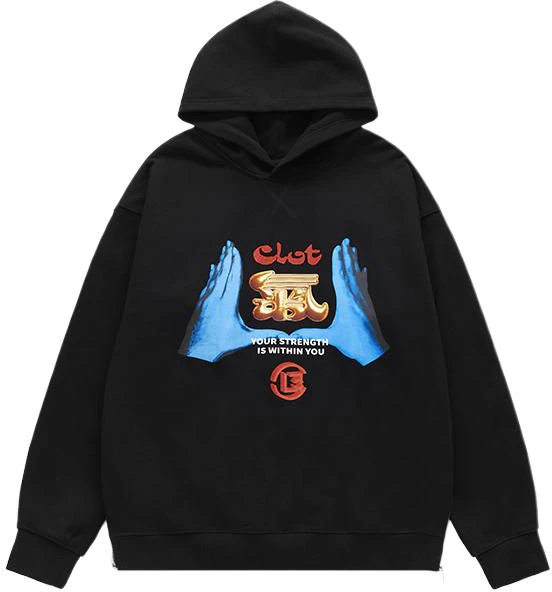 clottee-by-clot-fw-23-kung-fu-series-unisex-black-hooded-pullover-hoodie-cthd-23-f31052