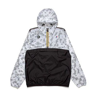 CLOTTEE K-WAY Tie-Dye Lightweight Pullover Jacket Black - CTJK20SU4002-BK