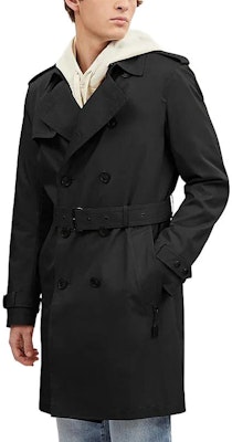 COACH Black Double-Breasted Long Sleeve Trench Coat. CQ504-BLK Details for COACH Black Double-Breasted Long Sleeve Trench Coat. CQ504-BLK