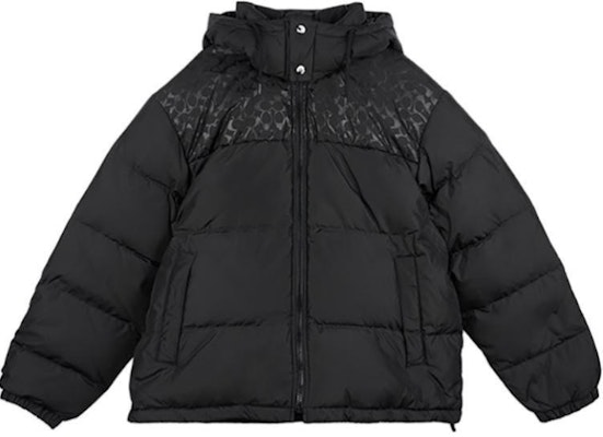 COACH Black Down Jacket with Detachable Hood and Embroidery CU449-BLK Order COACH Black Down Jacket with Detachable Hood and Embroidery CU449-BLK