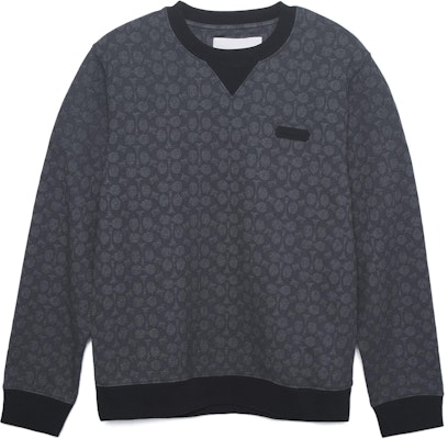 コーチ ブラック ロゴレターデザイン プルオーバースウェットシャツ. CB490-R8E Buy コーチ ブラック ロゴレターデザイン プルオーバースウェットシャツ. CB490-R8E