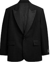 COACH Black Solid Tailcoat Single-Breasted Long-Sleeve Blazer FW24. CV994-BLK COACH Black Solid Tailcoat Single-Breasted Long-Sleeve Blazer FW24. CV994-BLK