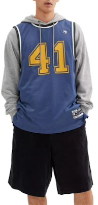 COACH Camiseta Sin Mangas Casual Azul con Logotipo Estampado. CJ380-DEB Shop COACH Camiseta Sin Mangas Casual Azul con Logotipo Estampado. CJ380-DEB