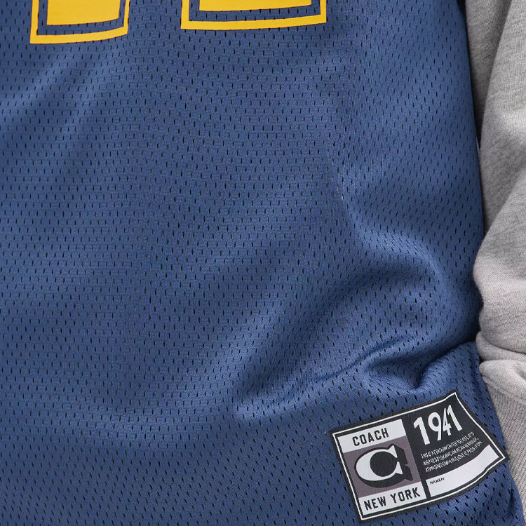 Purchase COACH Camiseta Sin Mangas Casual Azul con Logotipo Estampado. CJ380-DEB