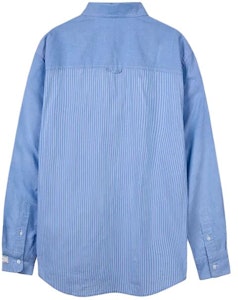 COACH 藍色條紋繡字母標誌襯衫 SS24 CO870-NF5 Lookbook COACH 藍色條紋繡字母標誌襯衫 SS24 CO870-NF5