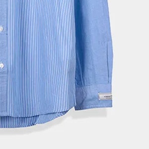COACH 藍色條紋繡字母標誌襯衫 SS24 CO870-NF5 Details for COACH 藍色條紋繡字母標誌襯衫 SS24 CO870-NF5