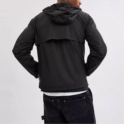 COACH 棕色拼接拉鍊連帽風衣外套 CV310-RYU Shop COACH 棕色拼接拉鍊連帽風衣外套 CV310-RYU