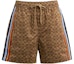 Order COACH 棕色条纹印花抽绳休闲短裤. CH784-UYJ