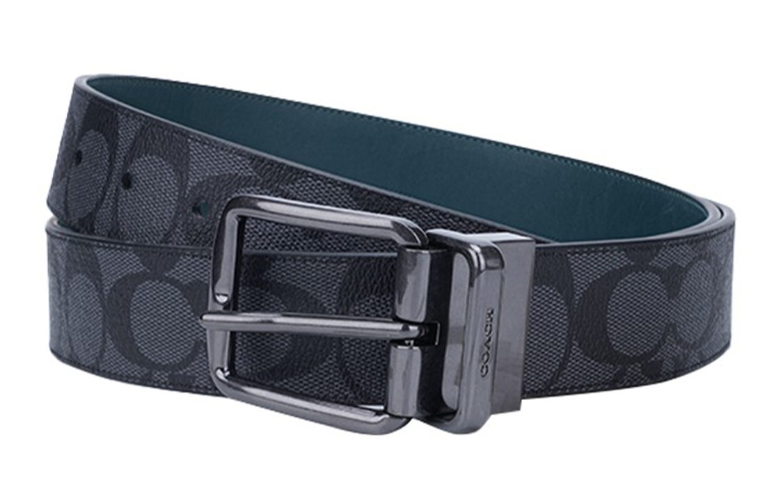 Shop コーチ ビジネス ファッション PVC レザー ベルト 3.5cm C6812-QBTIH