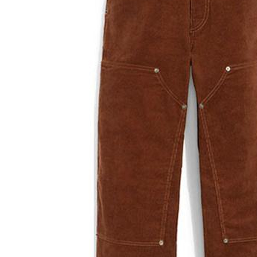 Shop COACH Celana Cokelat Casual Straight-Leg dengan Kancing. CG692-BRN