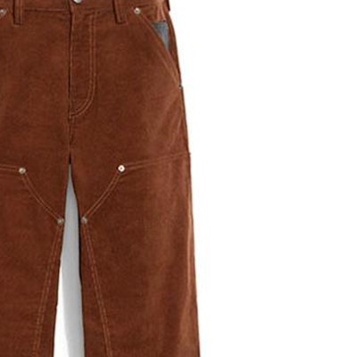 COACH Celana Cokelat Casual Straight-Leg dengan Kancing. CG692-BRN Sizing COACH Celana Cokelat Casual Straight-Leg dengan Kancing. CG692-BRN