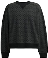 COACH Charcoal Grey Logo Print Crewneck Sweatshirt. CP977-R8E COACH Charcoal Grey Logo Print Crewneck Sweatshirt. CP977-R8E