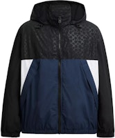 COACH Color Block Full-Zip Hoodie Jacket - Navy Blue. CAU82-NYJ COACH Color Block Full-Zip Hoodie Jacket - Navy Blue. CAU82-NYJ