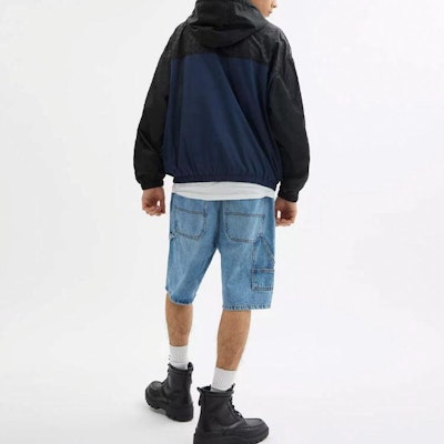 COACH Color Block Full-Zip Hoodie Jacket - Navy Blue. CAU82-NYJ Shop COACH Color Block Full-Zip Hoodie Jacket - Navy Blue. CAU82-NYJ