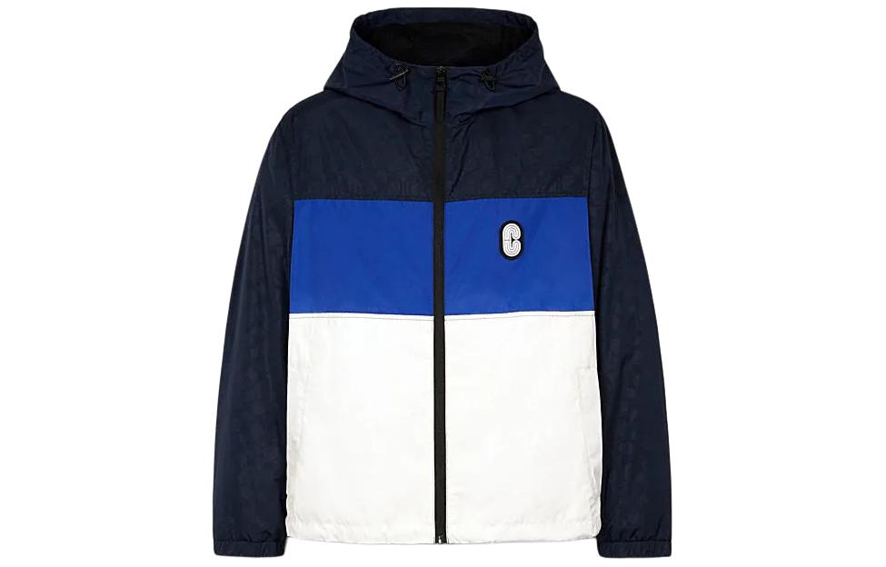 COACH  Colorblock Hooded Zip-Up Jacket Multicolor. C0920-S8J