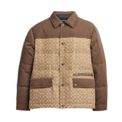 COACH Colorblock Single-Breasted Long-Sleeve Jacket CL361-UYJ