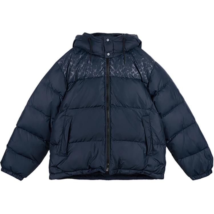 Order COACH 可拆式帽羽絨外套 深藍色 CU449-B5H