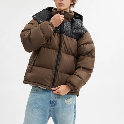 COACH Detachable Hood Embroidered Down Jacket in Deep Moss Green. CU449-C9E Shop COACH Detachable Hood Embroidered Down Jacket in Deep Moss Green. CU449-C9E