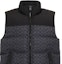 Details for COACH FW24 Vest Tanpa Lengan Logo Patchwork Zip-Up - Kelabu Arang. CU801-R8E