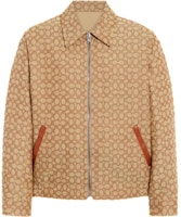 COACH Heritage Brown Zip-Up Polo Collar Jacket CG691-VEH COACH Heritage Brown Zip-Up Polo Collar Jacket CG691-VEH