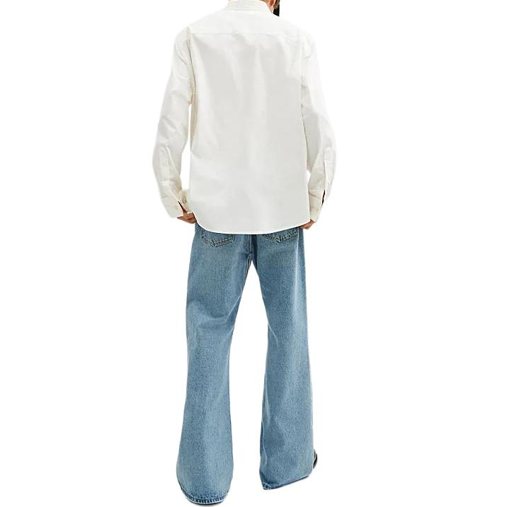 Lookbook COACH  Ivory White Tailcoat Long Sleeve Shirt. CX662-VT5