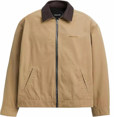 COACH Khaki Logo Monogram Long Sleeve Jacket. CAU83-KHA Order COACH Khaki Logo Monogram Long Sleeve Jacket. CAU83-KHA