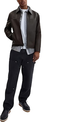 蔻驰 SS24红棕色拉链口袋真皮夹克 CT723-X7F Lookbook 蔻驰 SS24红棕色拉链口袋真皮夹克 CT723-X7F