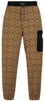 COACH Logo Print Straight-Leg Casual Pants in Khaki. 89787-OFZ COACH Logo Print Straight-Leg Casual Pants in Khaki. 89787-OFZ