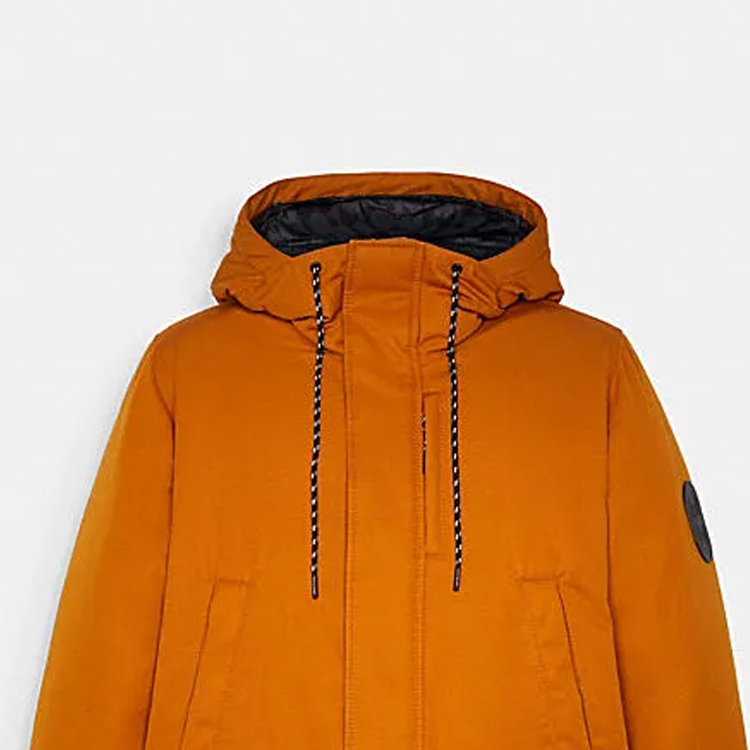 COACH  Long Sleeve Hooded Down Jacket in Solid Color with Zipper C5181-AMB 圖 3