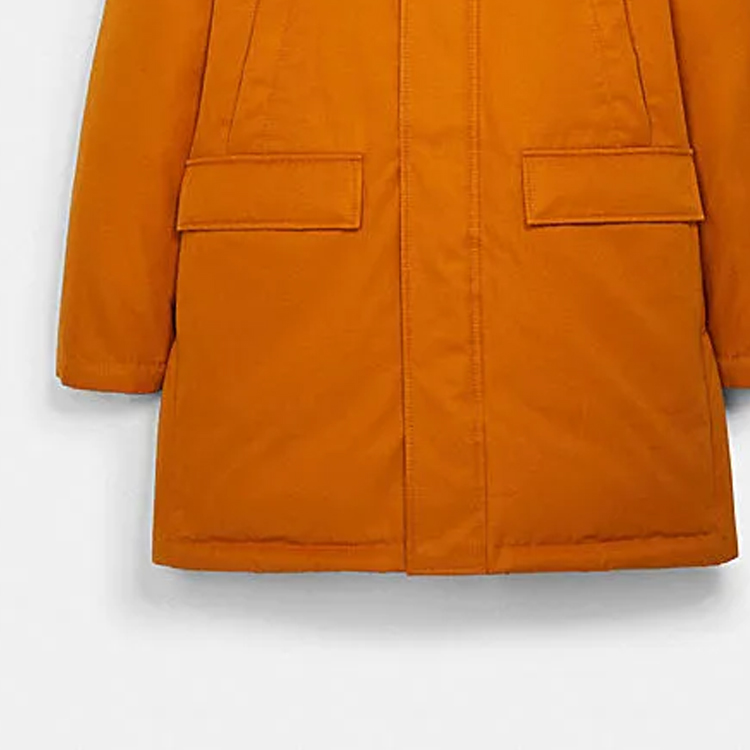 COACH  Long Sleeve Hooded Down Jacket in Solid Color with Zipper C5181-AMB 圖 4