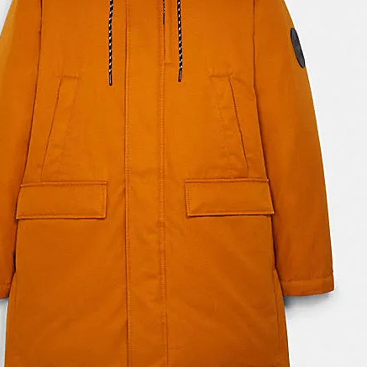 COACH  Long Sleeve Hooded Down Jacket in Solid Color with Zipper C5181-AMB 圖 5