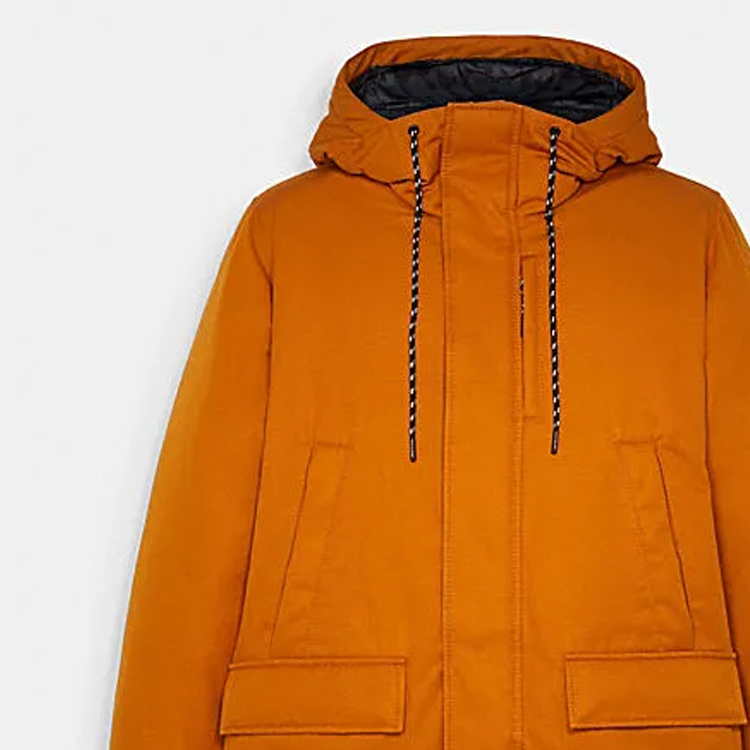 COACH  Long Sleeve Hooded Down Jacket in Solid Color with Zipper C5181-AMB 圖 6